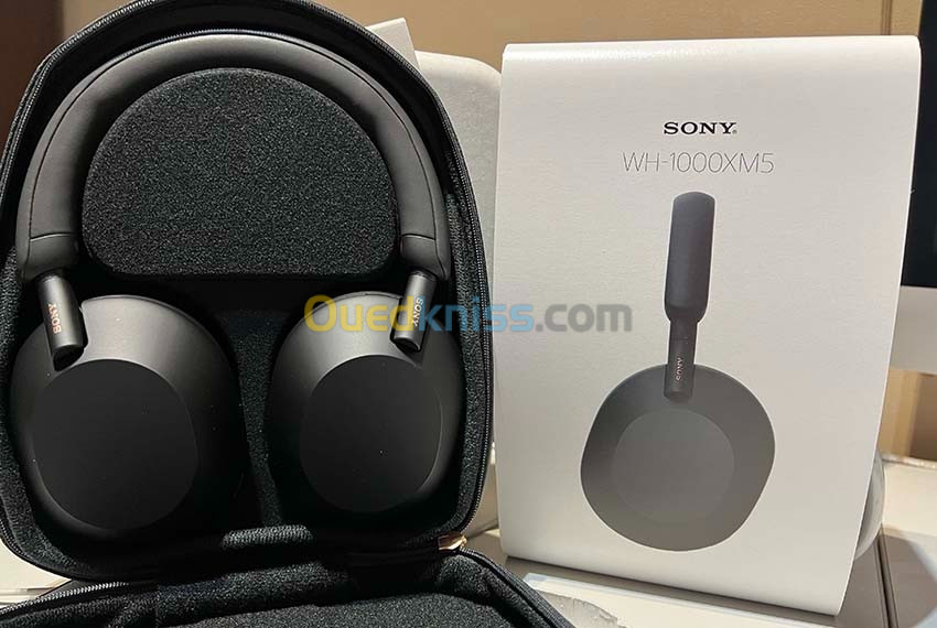 Sony WH-1000XM5 Casque Sans-Fil - Bluetooth 5.2 - Autonomie 30h - Micro Intégré - Capteur Tactile