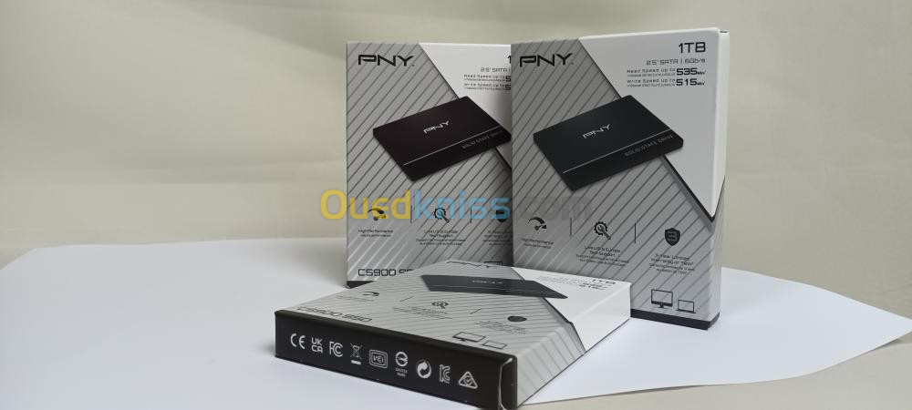 PNY 1To SSD CS900 Disque Dur Interne Sata 2,5 Pouces - Alger Algérie