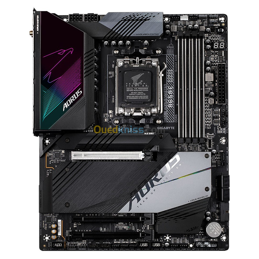 GIGABYTE B650E AORUS MASTER - SOCKET AM5 - PCIe 5.0 M.2 - 4xDDR5  - Wi-Fi 6E - Bluetooth 5.2 - LAN -