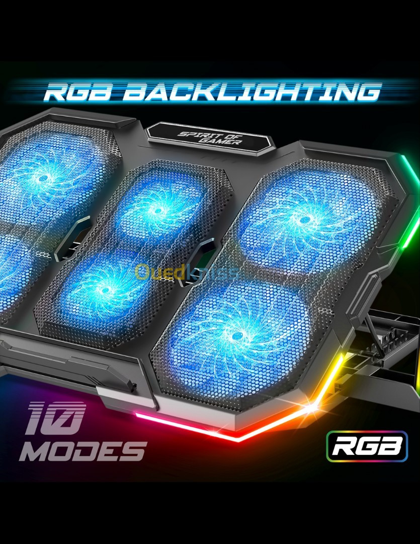 Ventilateur USB SPIRIT OF GAMER Refroidisseur PC AirBlade RGB compatible