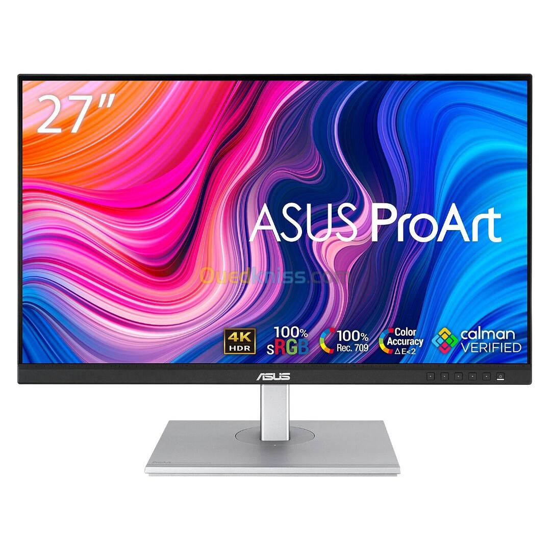 ECRAN ASUS PROART PA279CV - 27" LED 4K - 5MS - IPS - HDR10 - DISPLAY - USB-C - 6-AXIS - PIVOT - NOIR