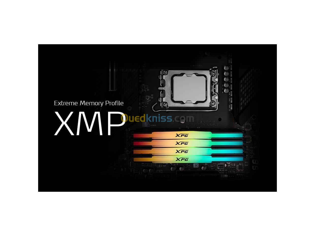 RAM ADATA XPG LANCER RGB DDR5 DESKTOP - 16GB DDR5 U-DIMM - 6400 MHz - PC5 51200 - 1.35V - BLACK