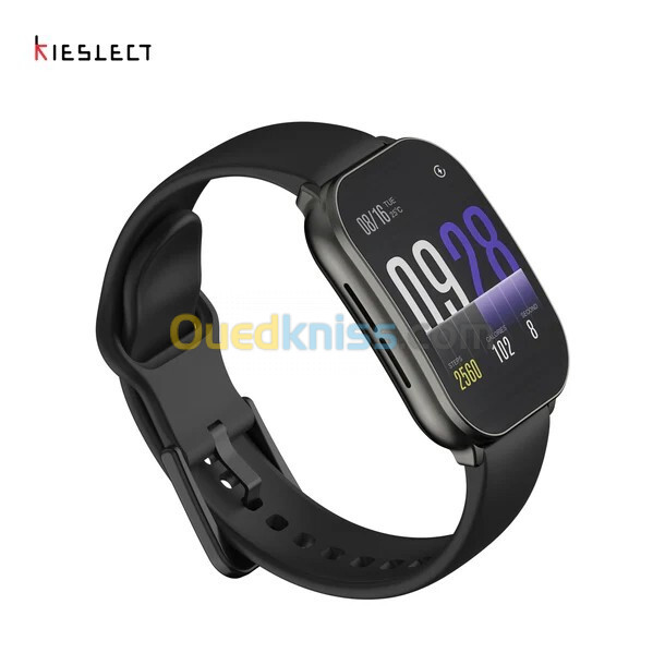 SMART WATCH KIESLECT BALANCE - Bluetooth - 2.1" AMOLED - CURVED - SPORT - WATERPROOF - CUIR -  NOIR 