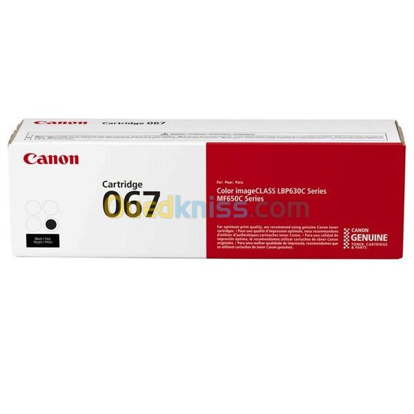 CARTOUCHE DE TONER CANON 067 NOIR ORIGINALE - 1350 PAGES - IMPRESSION LASER 