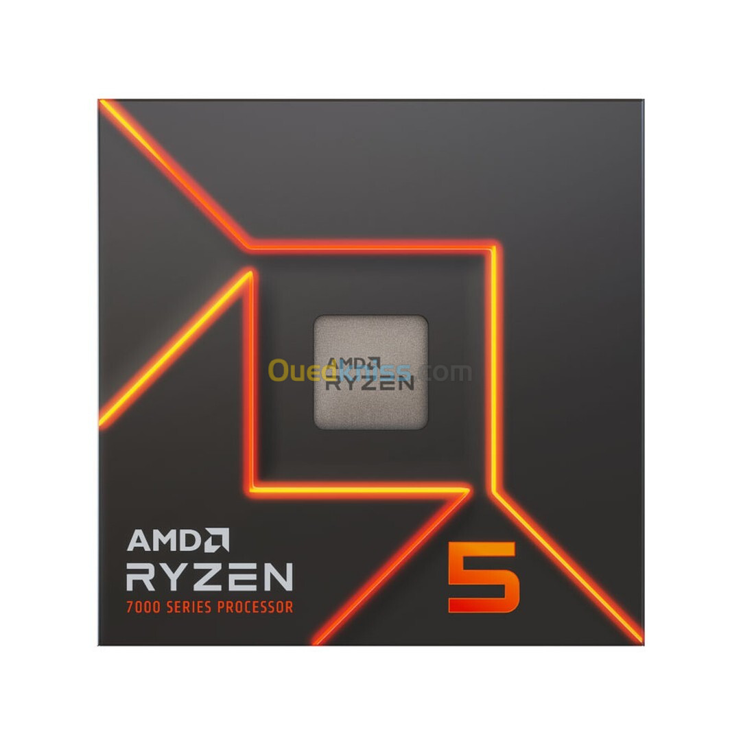 PROCESSEUR AMD RYZEN 5 7600 - SOCKET AM5 - 6-CORE - 12-THREADS - 2200 MHZ - 5.1GHZ - BOX