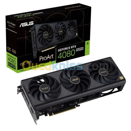 ASUS PROART GEFORCE RTX 4080 SUPER OC EDITION - 16G GDDR6X - PCI EXPRESS 4.0 - 2640 MHZ - 850W 