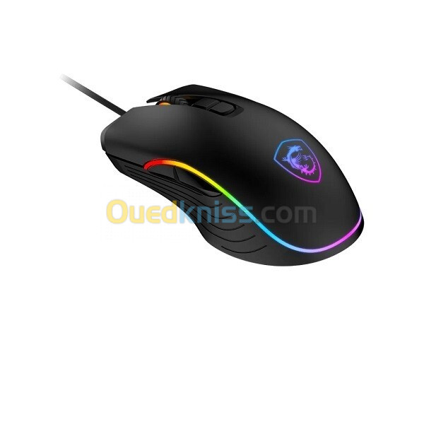 MSI FORGE GM300 - SOURIS GAMING RGB - CAPTEUR OPTIQUE - BLACK - 7200 DPI - FILAIRE