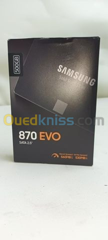 SAMSUNG SSD 870 EVO 500 Go SSD  Cache 512 Mo 2.5" 