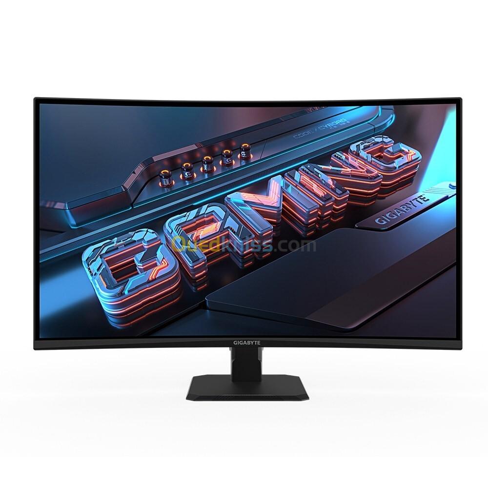 GIGABYTE GS32QC - GAMING MONITEUR - 32" CUREVED QHD - 165Hz - 1ms - HDR - HDMI 2.0 - NOIR