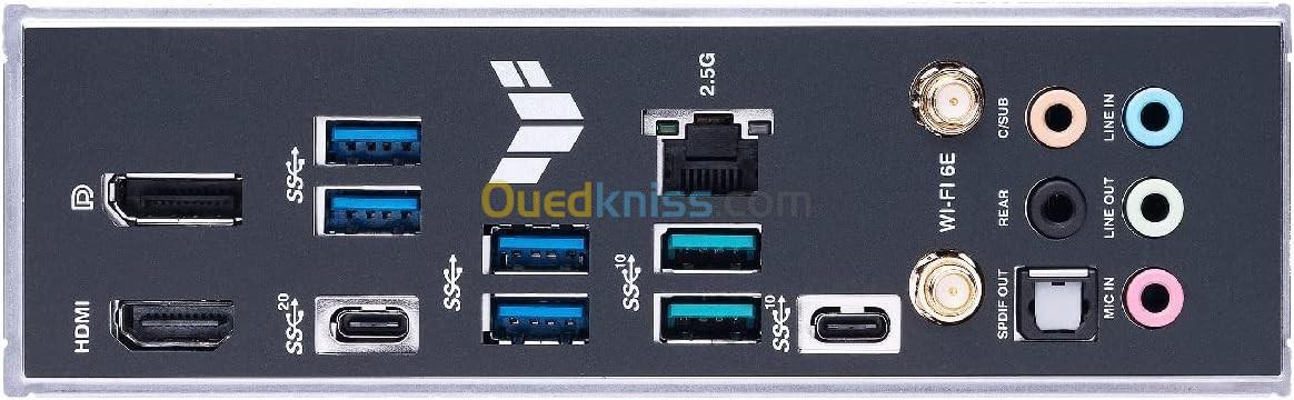 ASUS TUF GAMING Z790-PLUS WIFI   ATX - Socket LGA1700 - USB 3.2 Gen 1, USB 3.2 