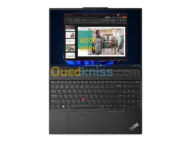 Lenovo  ThinkPad E16 Gen 1 - Intel Core i7-1355U - 16Go - SSD 512Go -16WUXGA - Windows 11 Pro