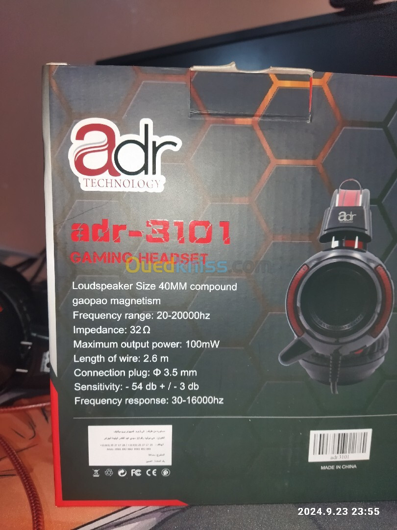 Casque adr