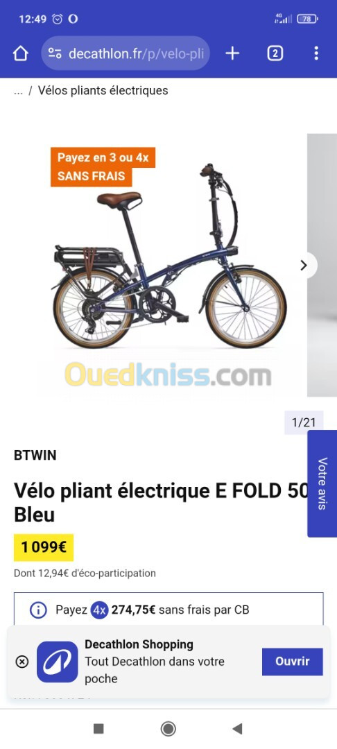 Vélo électrique 