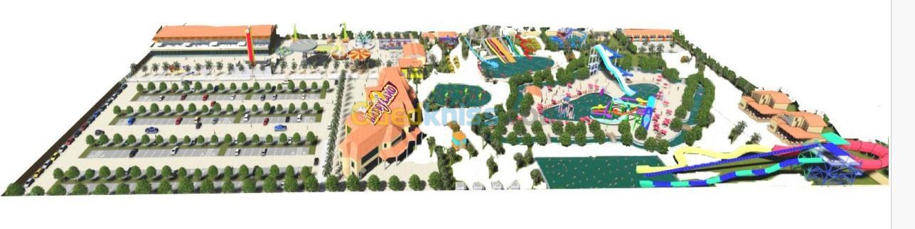 réalisation et aménagement de parc d'attraction et aquaparc 