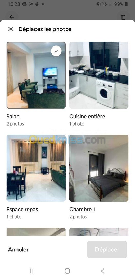 Location Appartement F3 Alger Dely brahim