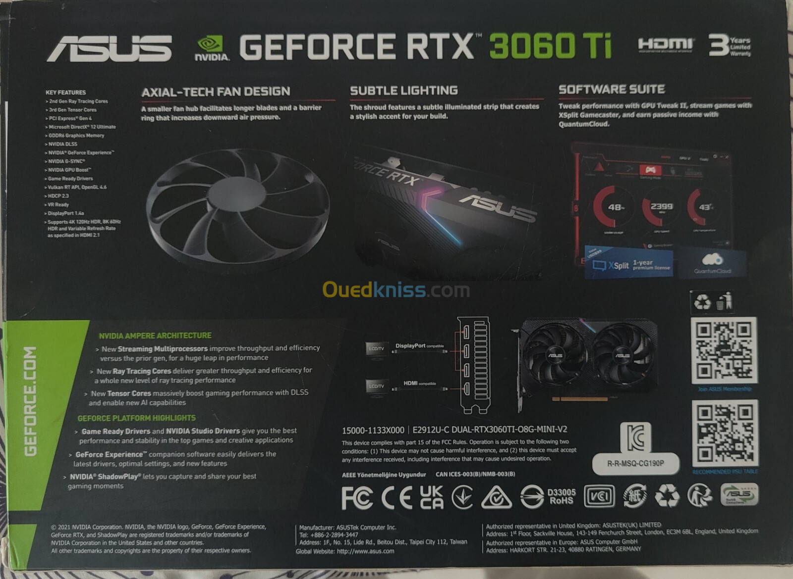 Carte graphique 3060 Ti Asus Mini 