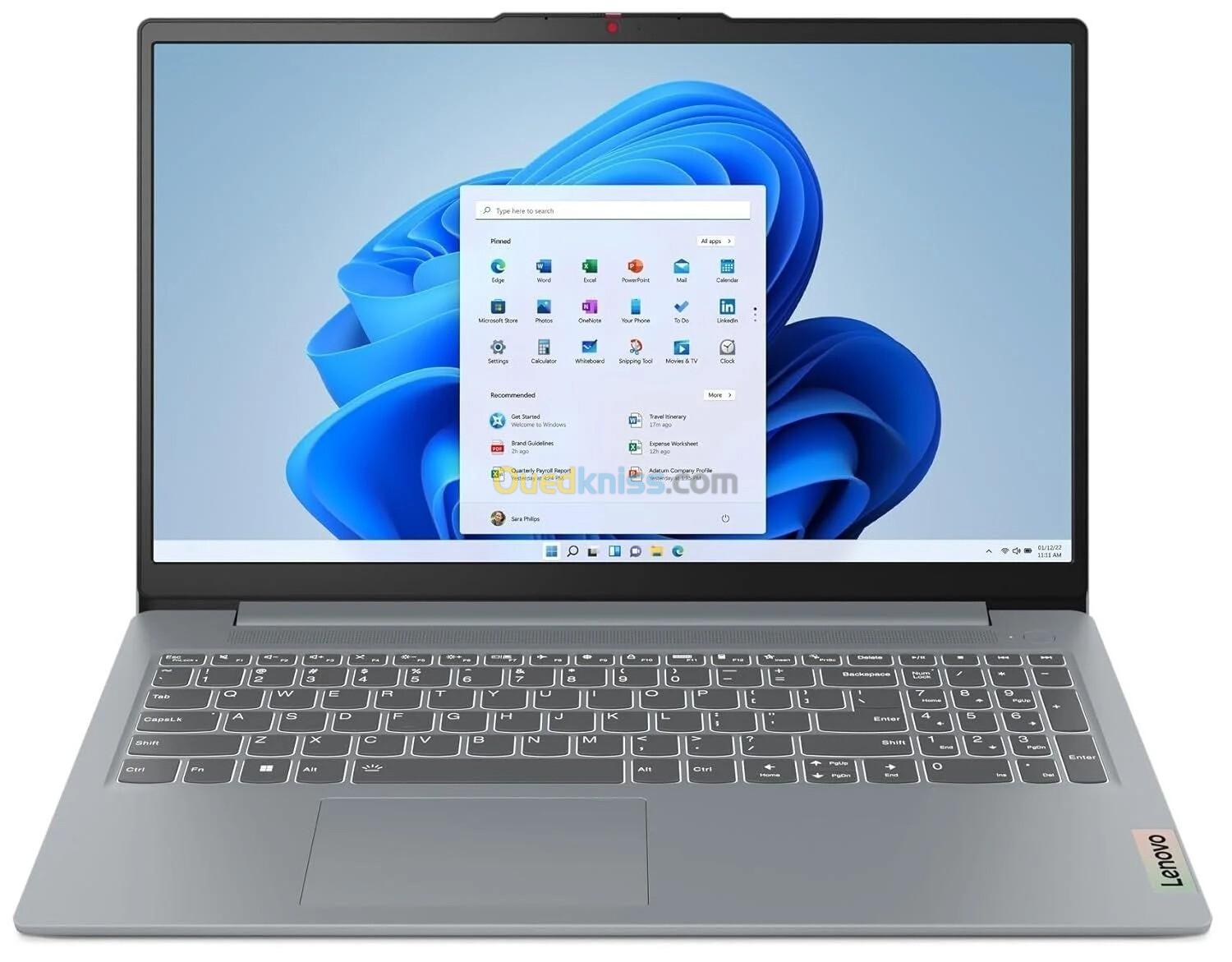 LENOVO IDEAPAD SLIM 3 I5-12450H 8Go 512Go SSD 15.6" CPU "H" RAM "DDR5"