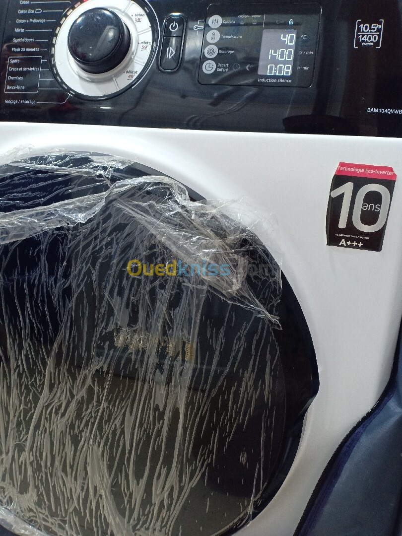 BRANDT 10.5KG/LAVAGE À VAPEUR 