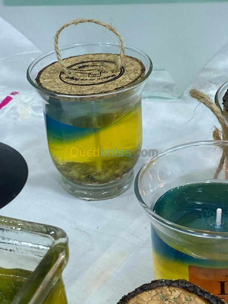 Gel WAX pour bougie couleur ( transparent, rose, bleu, jaune, vert, pistache)  