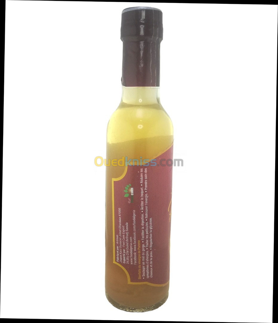 Vinaigre de Pomme (Cidre) 100% Naturel 250 ml