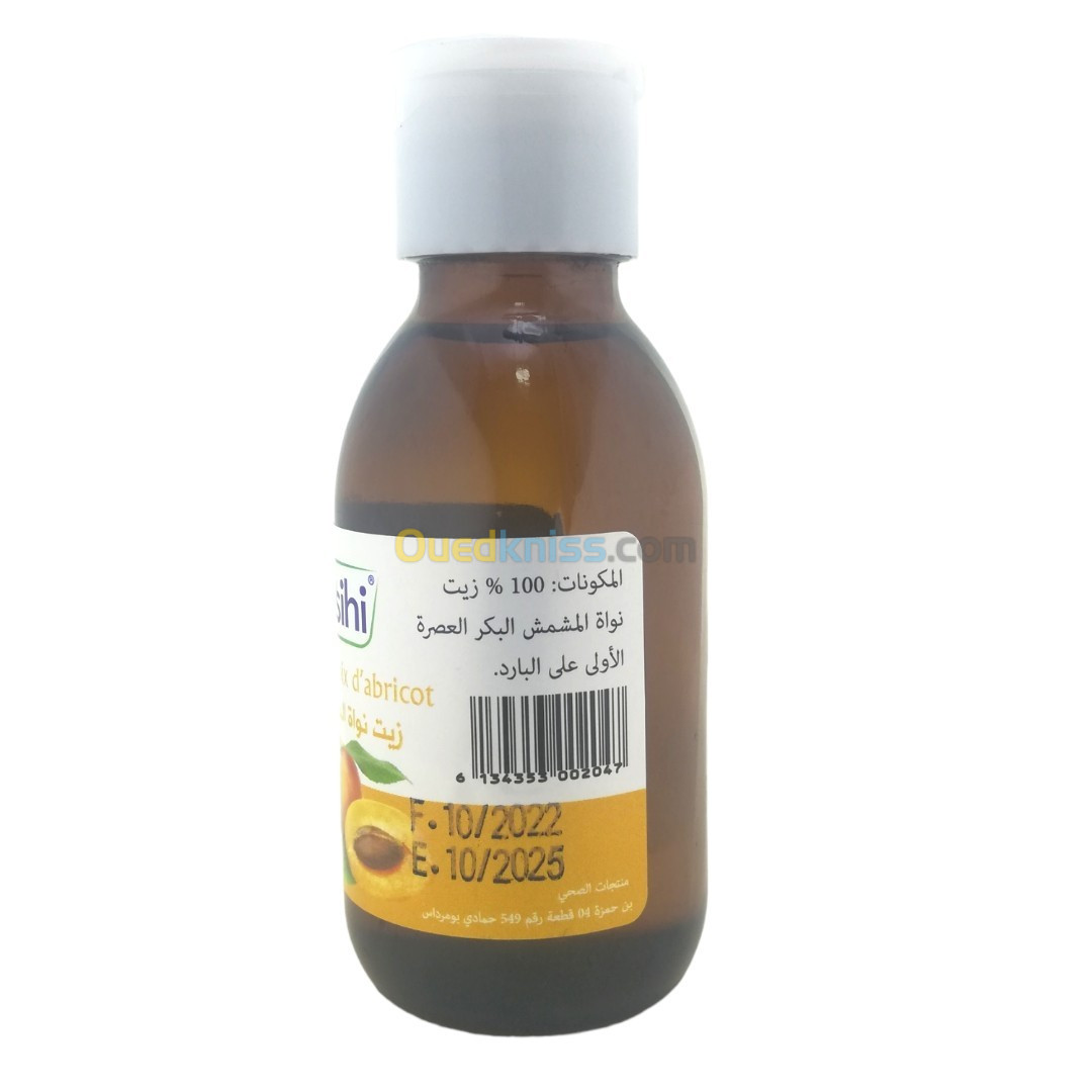 Huile d'Abricot Pressée à Froid Pure et 100% naturel Sans Additifs 100ml