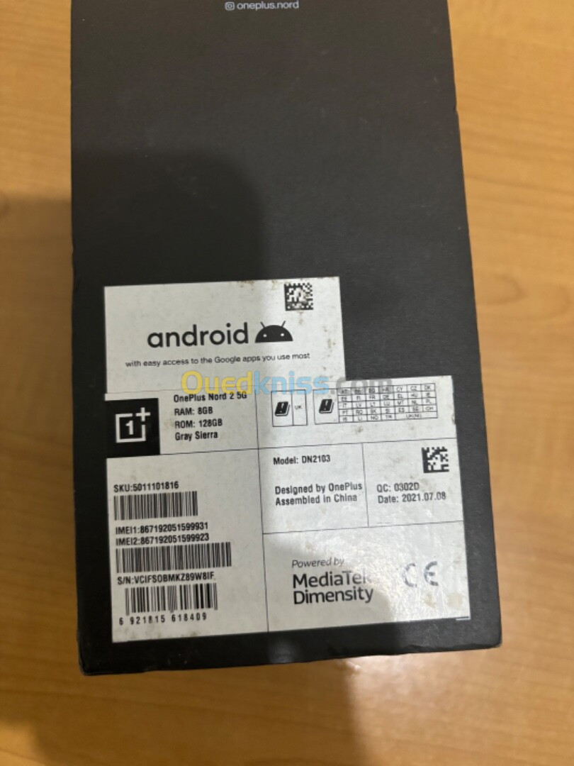 One plus Nord 2 5g