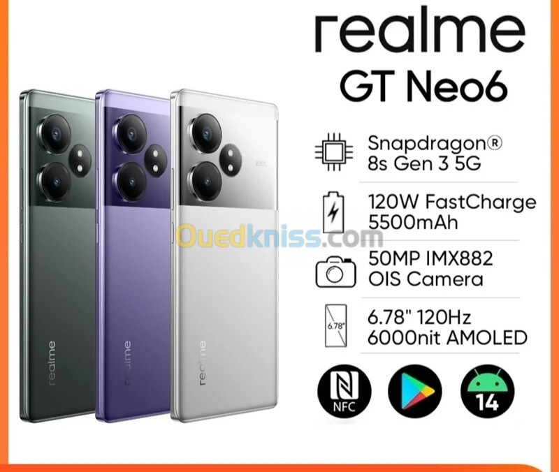 Realme gt neo 6 12/256 silver GT Neo 6