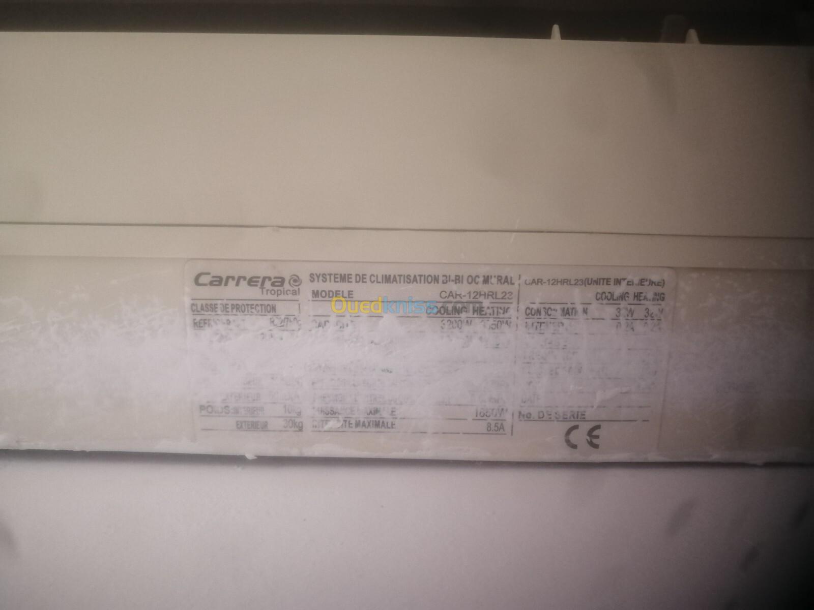 Climatiseur Carrera 12000btu