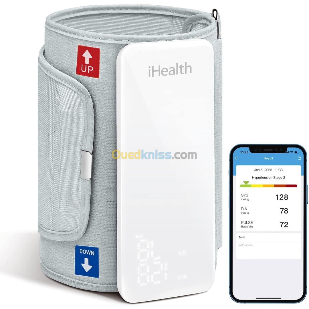 iHealth Neo - Tensiomètre Bras avec Brassard