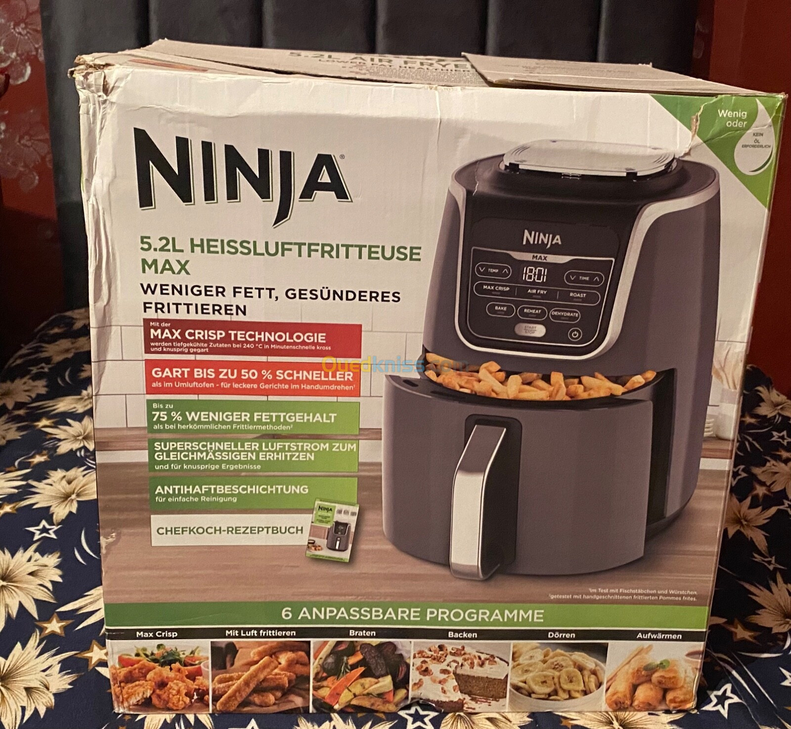 Air fryer ninja 5.2L