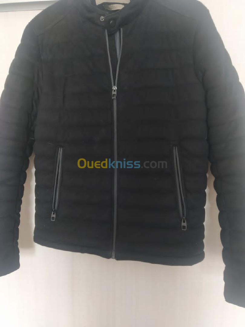 Veste en daim zara originale 