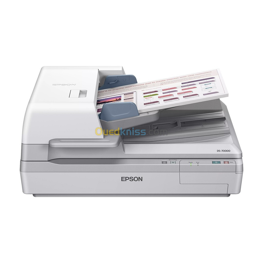 SCANNER Epson A3 WorkForce DS-70000 Chargeur 200 feuilles 70 ppm/140 imp RECTO-VERSO