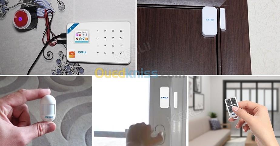 Système D'alarm Maison Local Alarm Gsm WIFI ضمان 06 أشهر جهاز انذار ضد السرقة