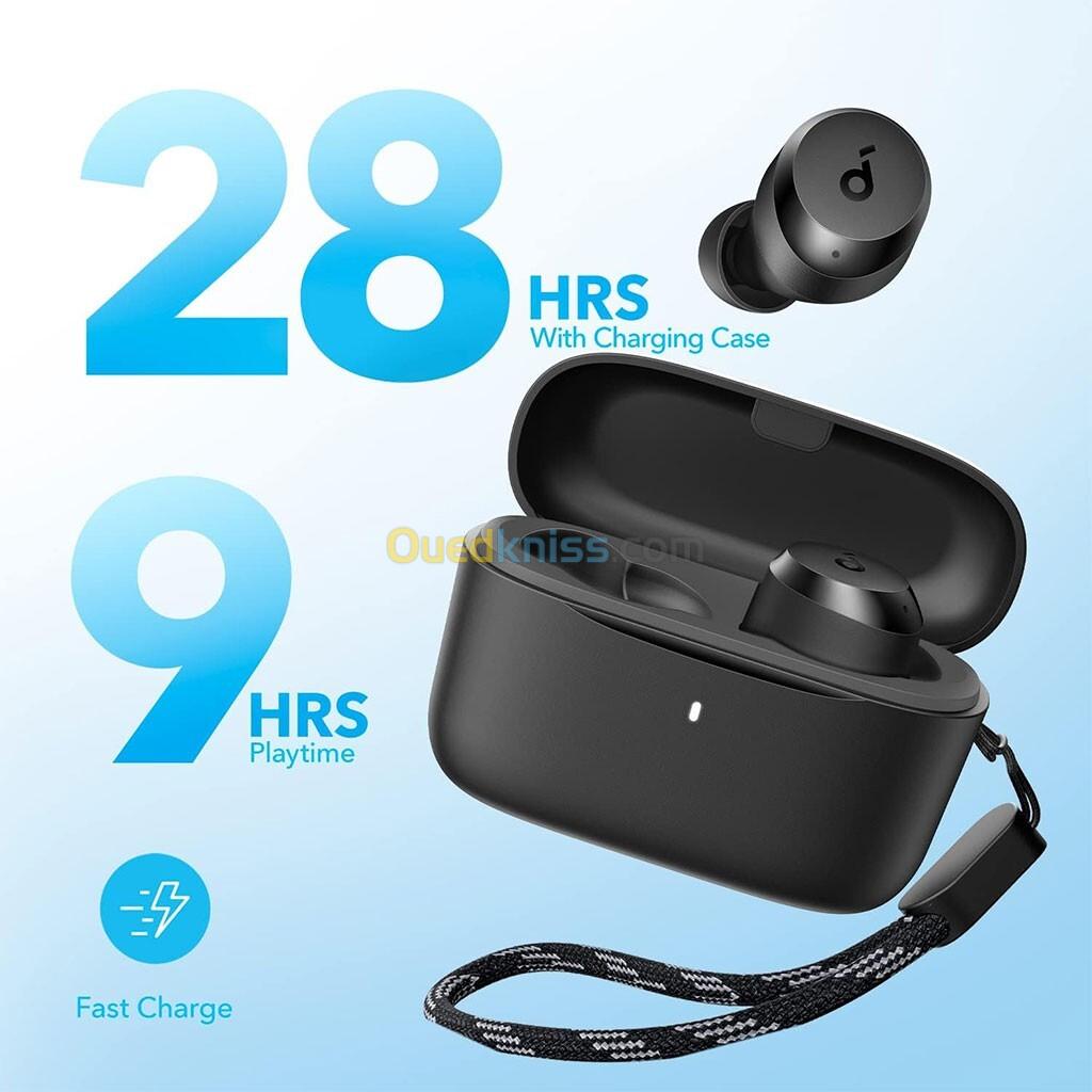 Soundcore by Anker A20i True Wireless Earbuds, Bluetooth 5.3, 28h de batteriev