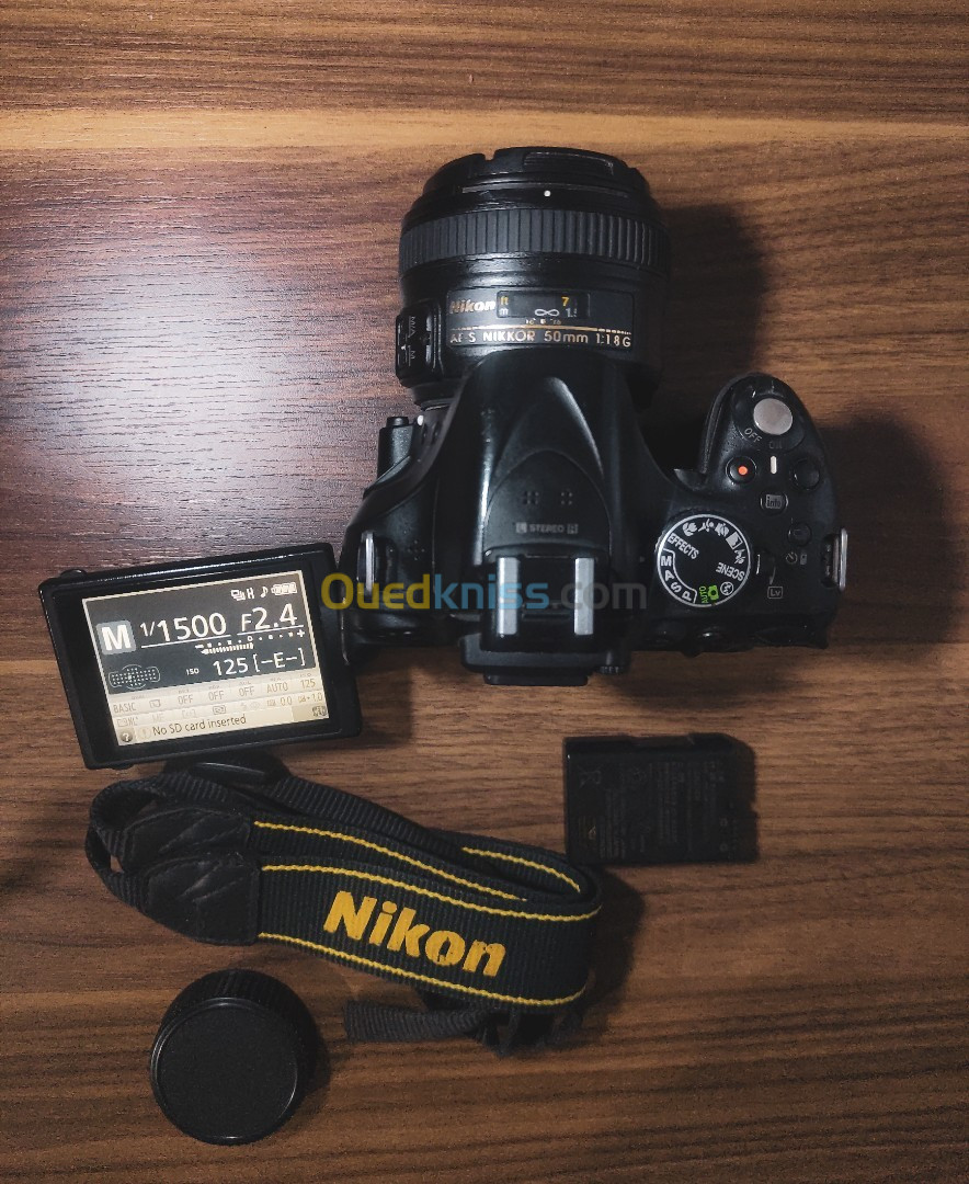 Nikon d5200 Objectif 50mm 1.8G