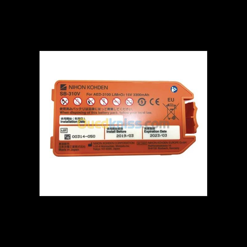  Batterie pour défibrillateur Nihon Kohden AED 3100 et 2152