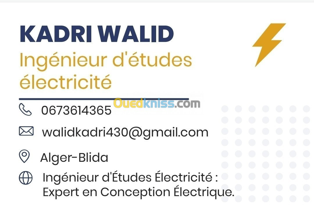 Ingénieur D'Études Électrique Expérimenté Disponible Pour Sous-Traitance d'études 