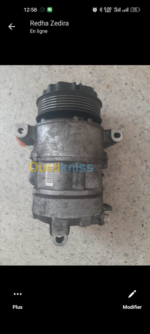 Climatiseur moteur 2.0 L 140 cv