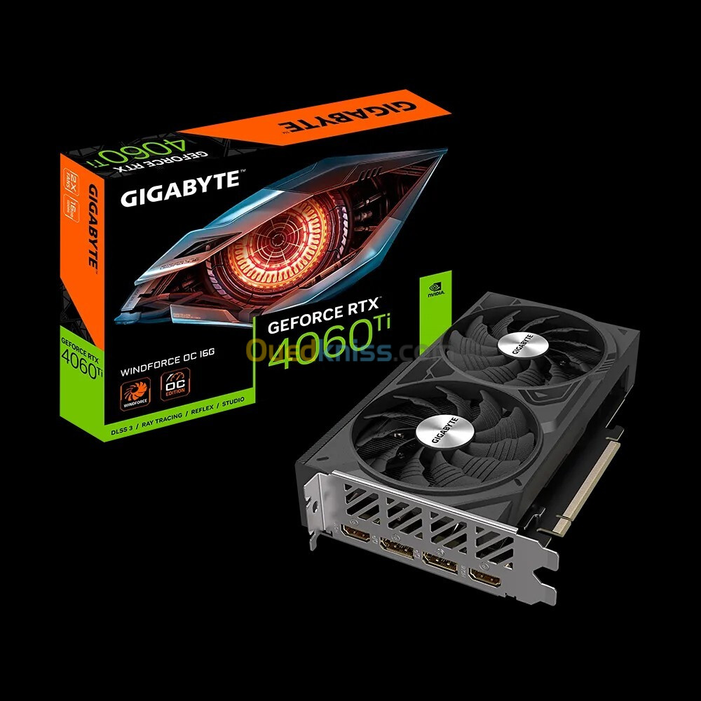 VGA GIGABYTE RTX 4060 TI WINDFORCE 16GB OC