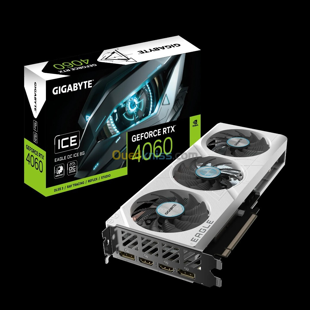 VGA GIGABYTE RTX 4060 EAGLE 8GB OC ICE