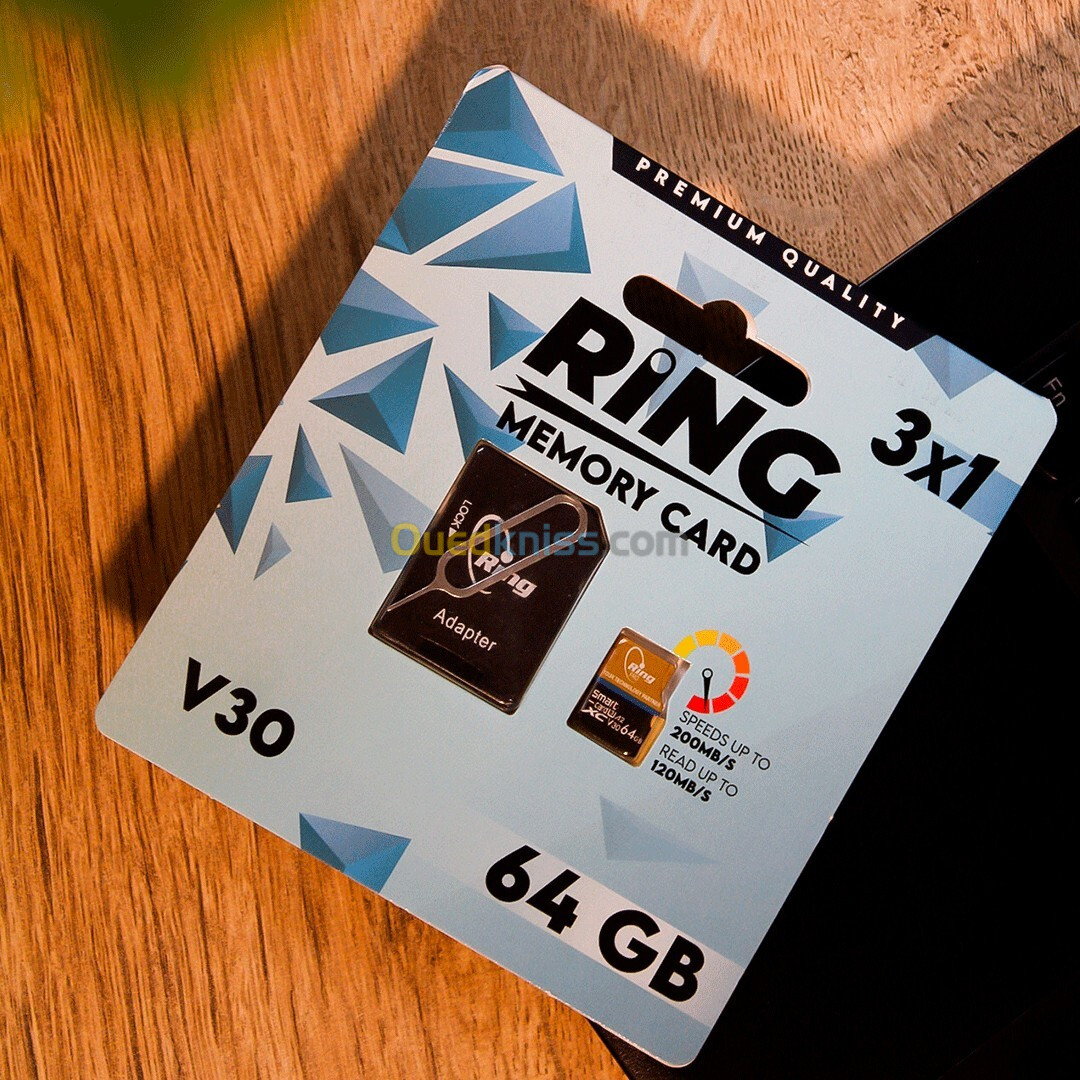 CARTE MEMOIRE RING V30 64 GB