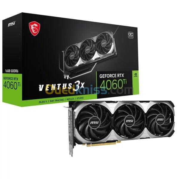 VGA MSI RTX 4060TI 8 GB VENTUS 3X