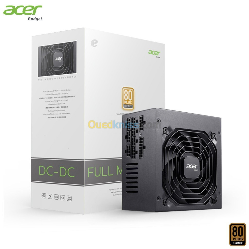 ALIMENTATION ACER 750W 80 PLUS BRONZE