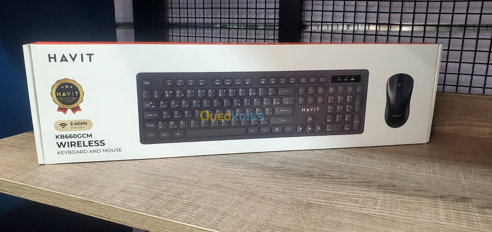 COMBO CLAVIER SOURIS HAVIT KB660GCM 2.4GHZ