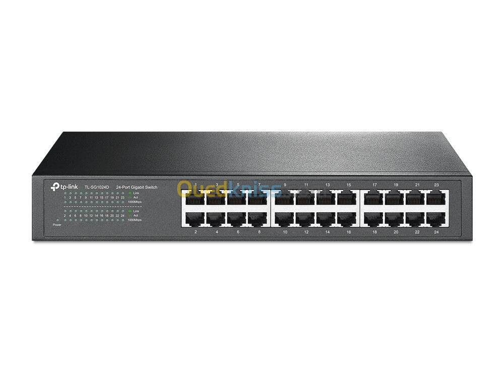 SWITCH TP LINK 24 PORT SG 1024D GIGABIT RACKABLE