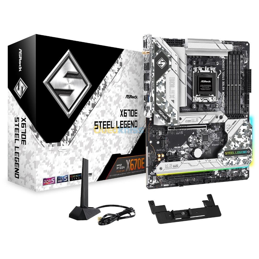 CARTE MERE ASROCK X670E STEEL LEGEND EATX D5