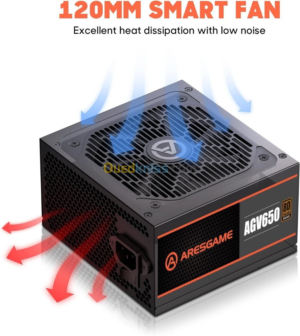 ALIMENTATION ARES 650W 80 PLUS BRONZE