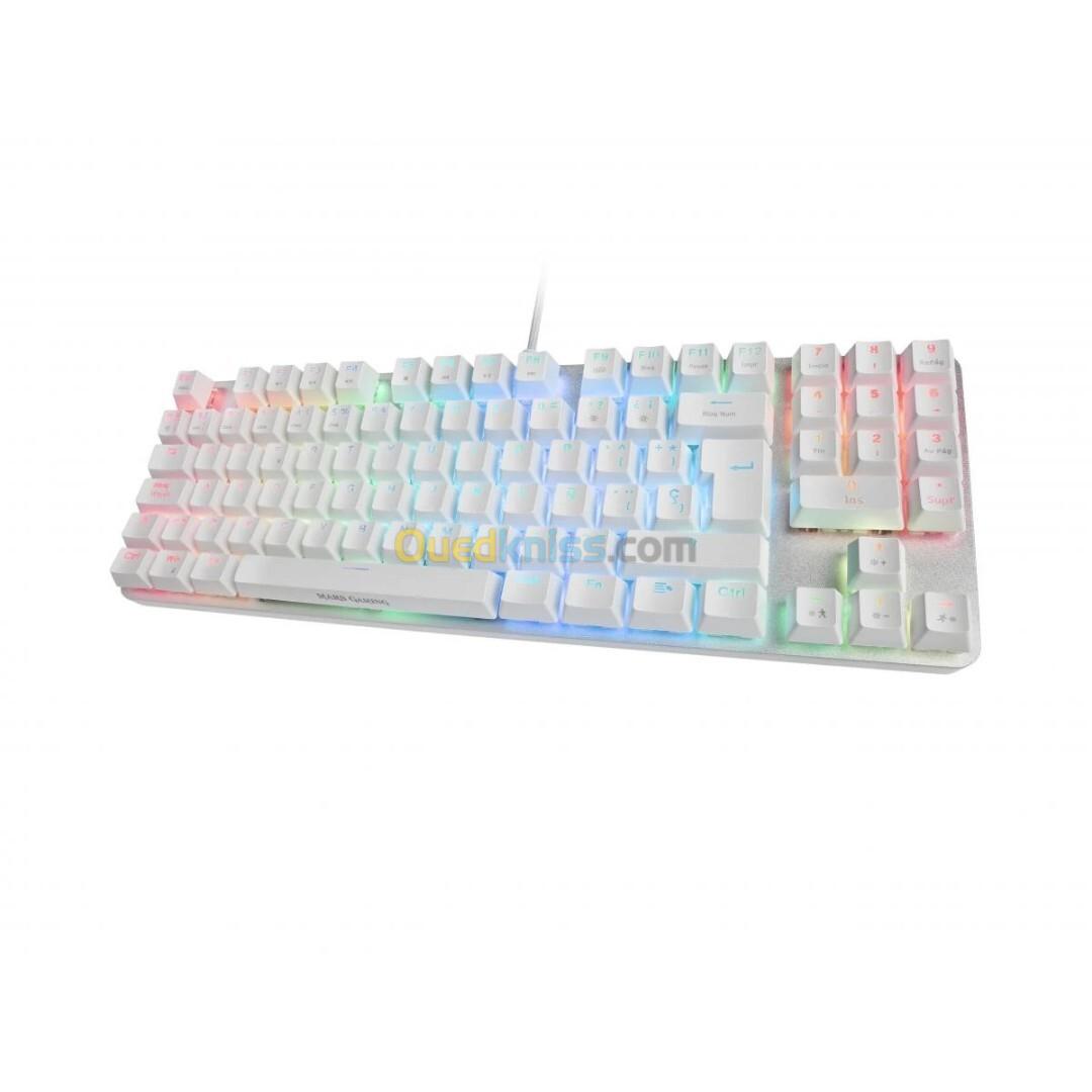 CLAVIER MARS GAMING MK422W WHITE