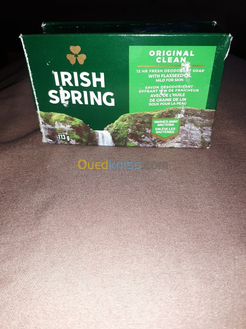 Savon IRISH SPRING original du Canada 5 pièces en stock