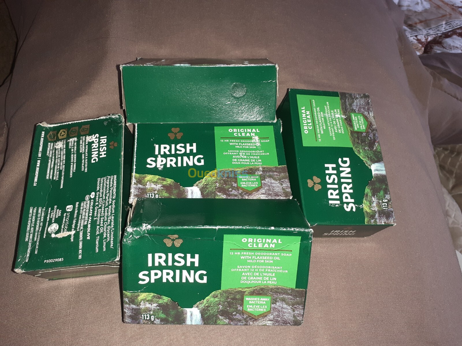 Savon IRISH SPRING original du Canada 5 pièces en stock